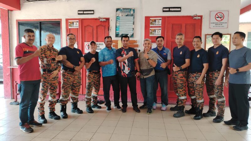 TAKLIMAT DAN SEMAKAN KEAHLIAN PERSATUAN KEBAJIKAN DI BALAI BOMBA DAN PENYELAMAT MIRI, JBPM NEGERI SARAWAK