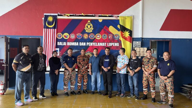 TAKLIMAT DAN SEMAKAN KEAHLIAN PERSATUAN KEBAJIKAN DI BALAI BOMBA DAN PENYELAMAT LOPENG, JBPM NEGERI SARAWAK